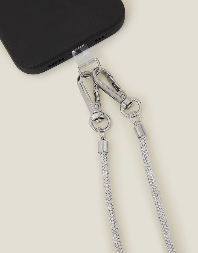 Diamante Phone Strap, , large