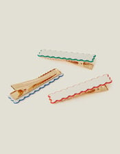 3-Pack Contrast Hair Clips, , large