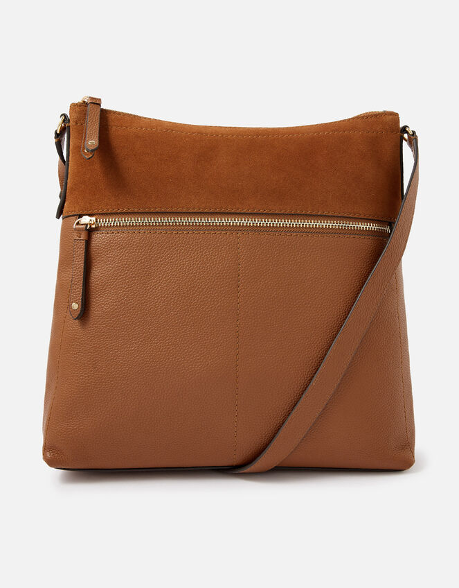 Large Leather CrossBody Bag Top handle bags Accessorize UK