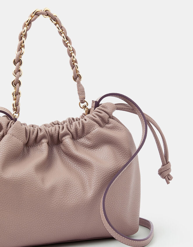 Drawstring Cross-Body Bag, , large