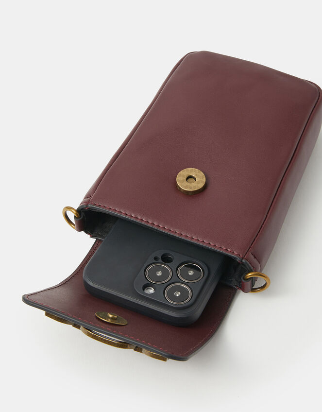 Snaffle Buckle Phone Bag, , large