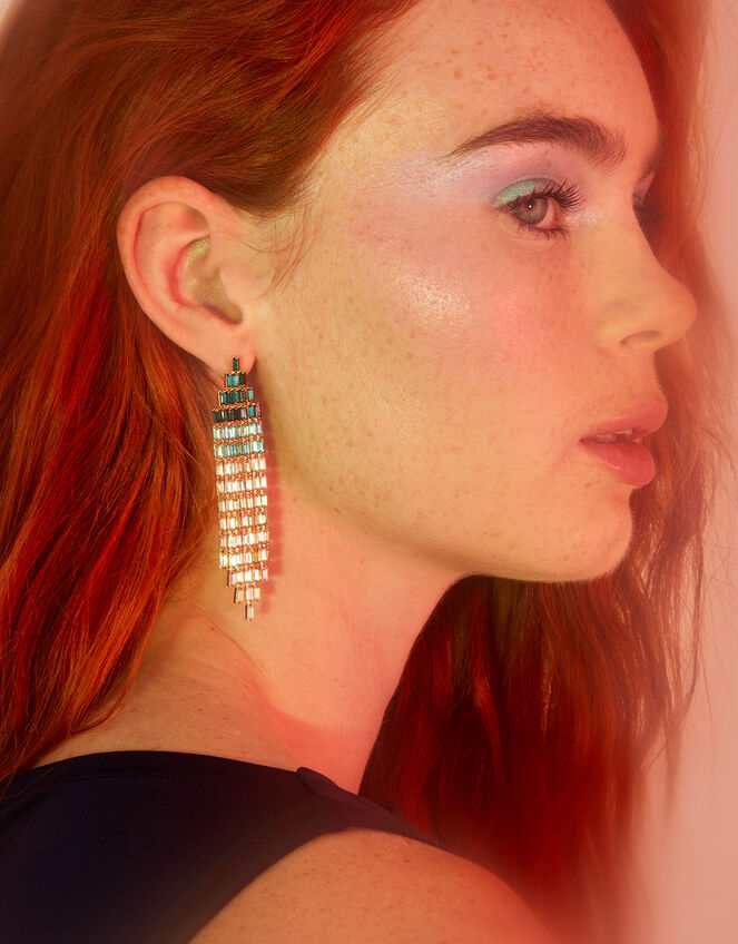 Ombre Waterfall Earrings, , large