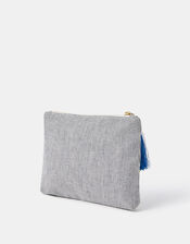 Shell Bead Stripe Pouch, , large