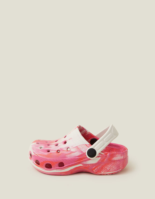 Girls Marble Clogs, PASTEL MULTI, large