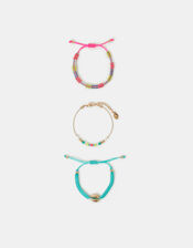 3-Pack Shell Beaded Mix Bracelets, , large