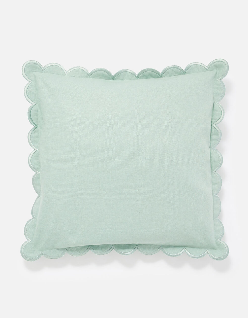 Scallop Edge Cushion Cover Blue Cushions Accessorize UK