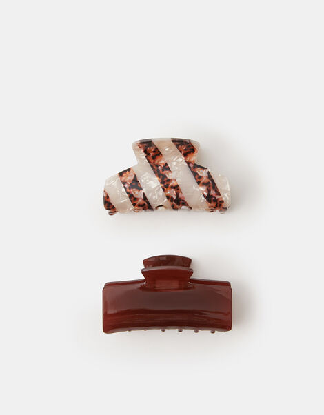 2-Pack Mix Stripe Claw Clips, , large