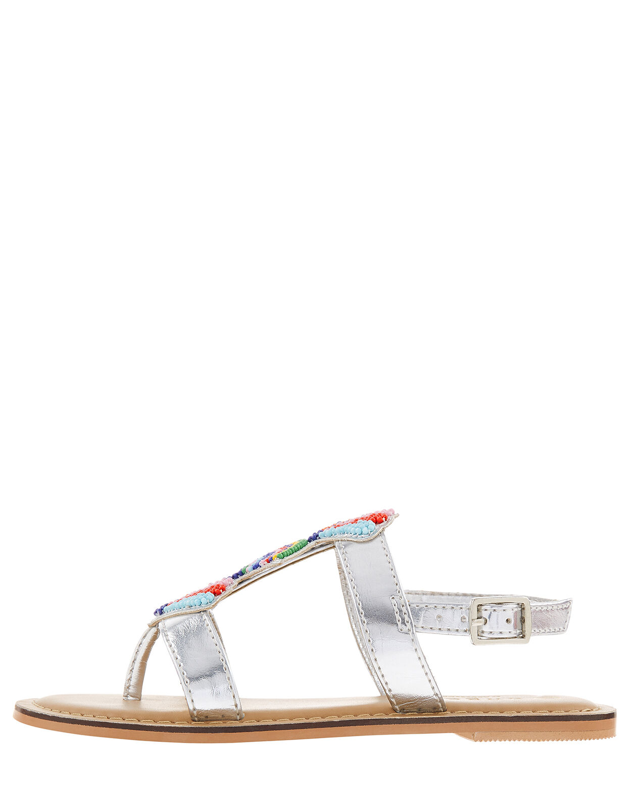 girls metallic sandals