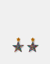 Christmas Star Drop Earrings, , large