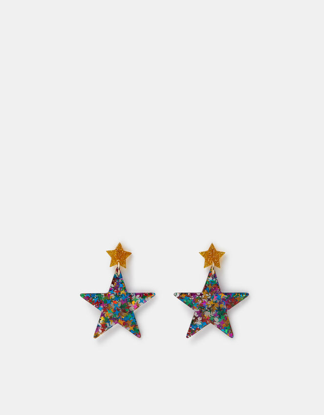 Christmas Star Drop Earrings, , large