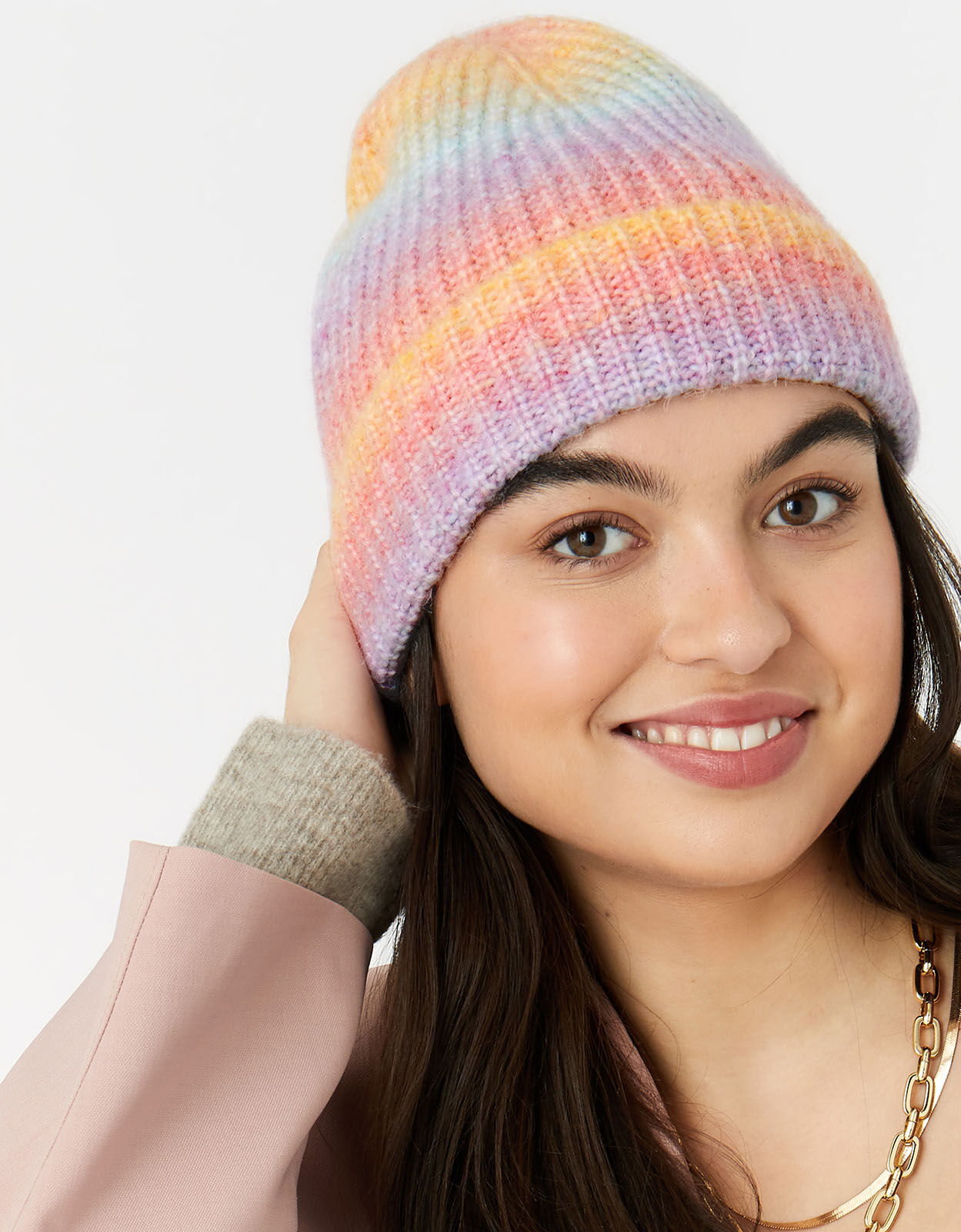 Ombre beanie hat clearance