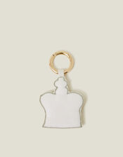 Embellished London Crown Keyring, , large