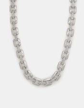 Chunky Diamant&eacute; Chain Necklace, , large