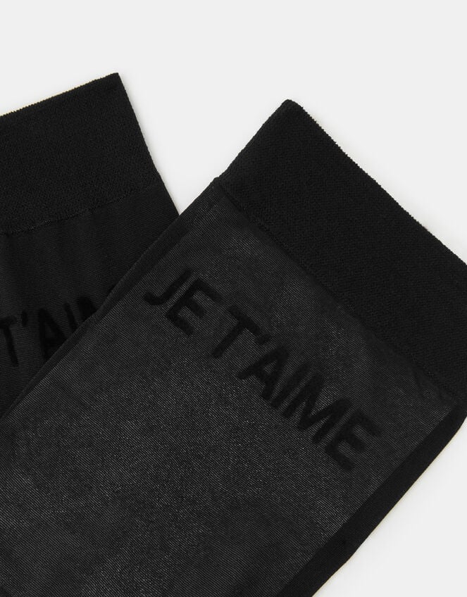 Je T'aime Sheer Socks, , large