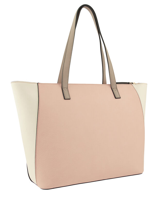 Dolly Vegan Colour-Block Tote Bag, Multi (PASTEL-MULTI), large
