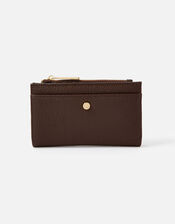 Slim Bi-Fold Wallet, Brown (CHOCOLATE), large