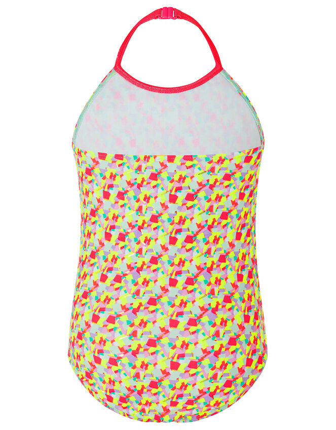Metallic Print Swimsuit, Multi (BRIGHTS-MULTI), large