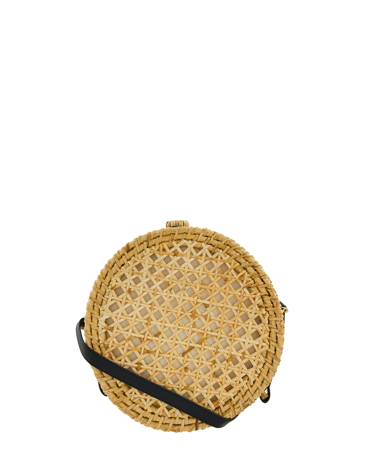 accessorize wicker bag