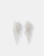 Statement Pearl Bead Drop Earrings, , large