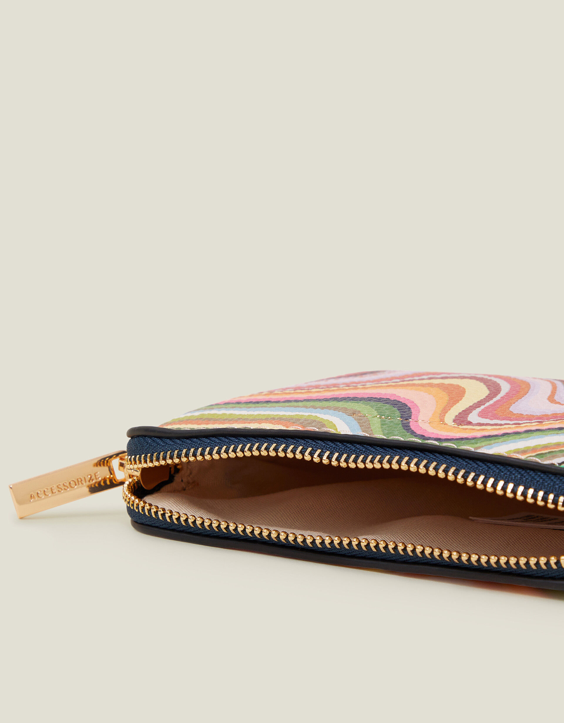 Swirl Print Coin Purse