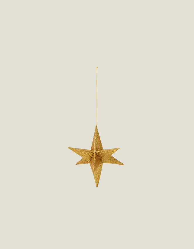 Paper Sparkle Star Decoration, Gold (GOLD), large