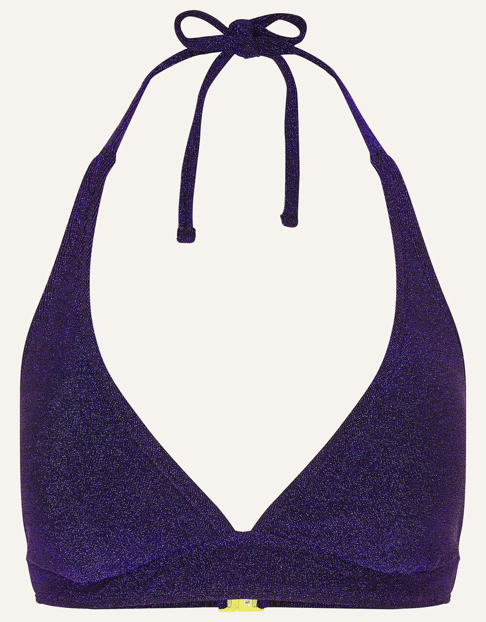 Shimmer Bikini Top Blue Bikini tops Accessorize UK