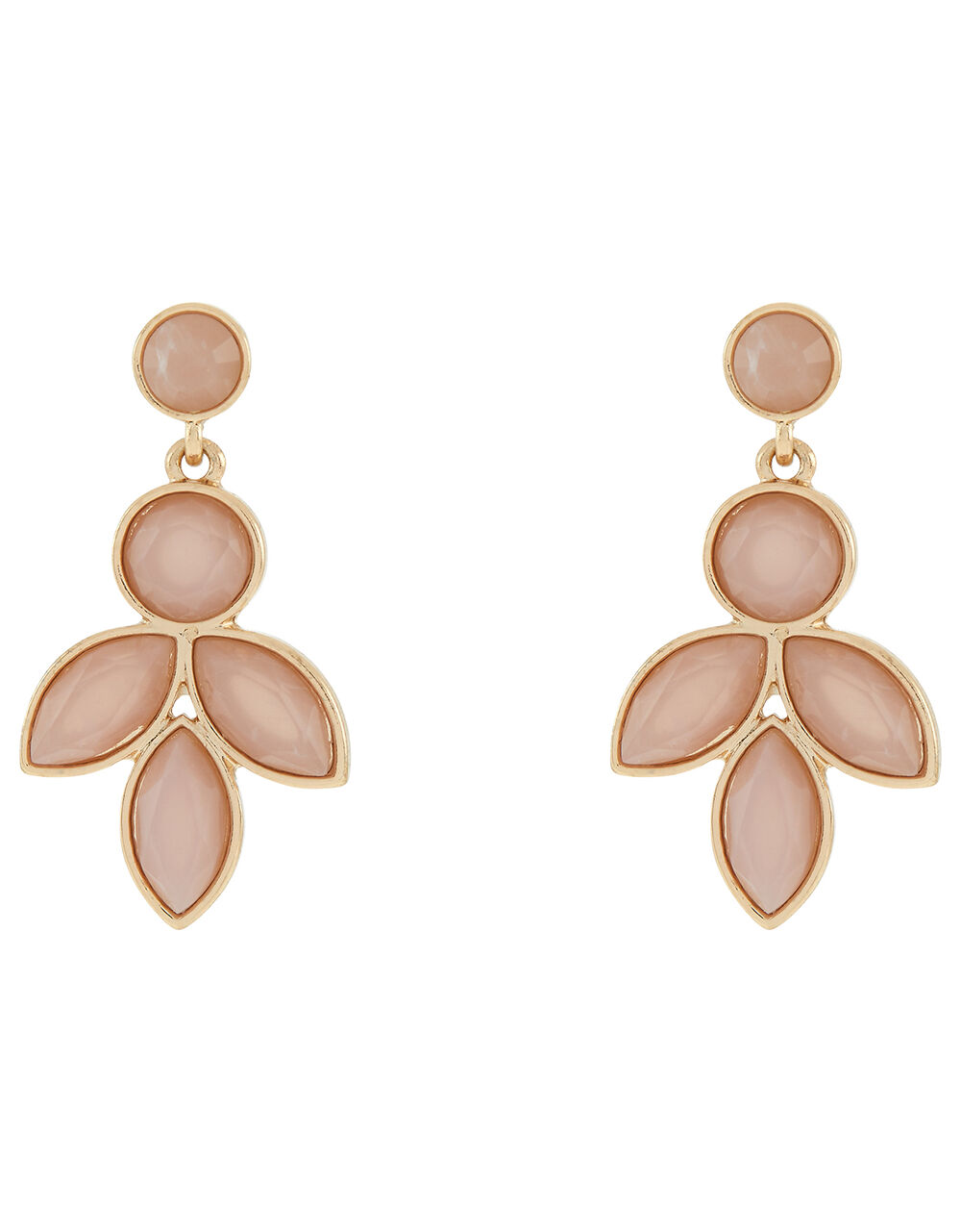 smoky quartz earrings yellow gold