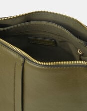 Webbing Strap Crossbody Bag, Green (OLIVE), large