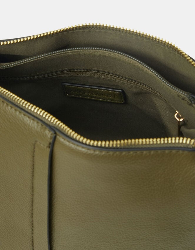 Webbing Strap Crossbody Bag, Green (OLIVE), large