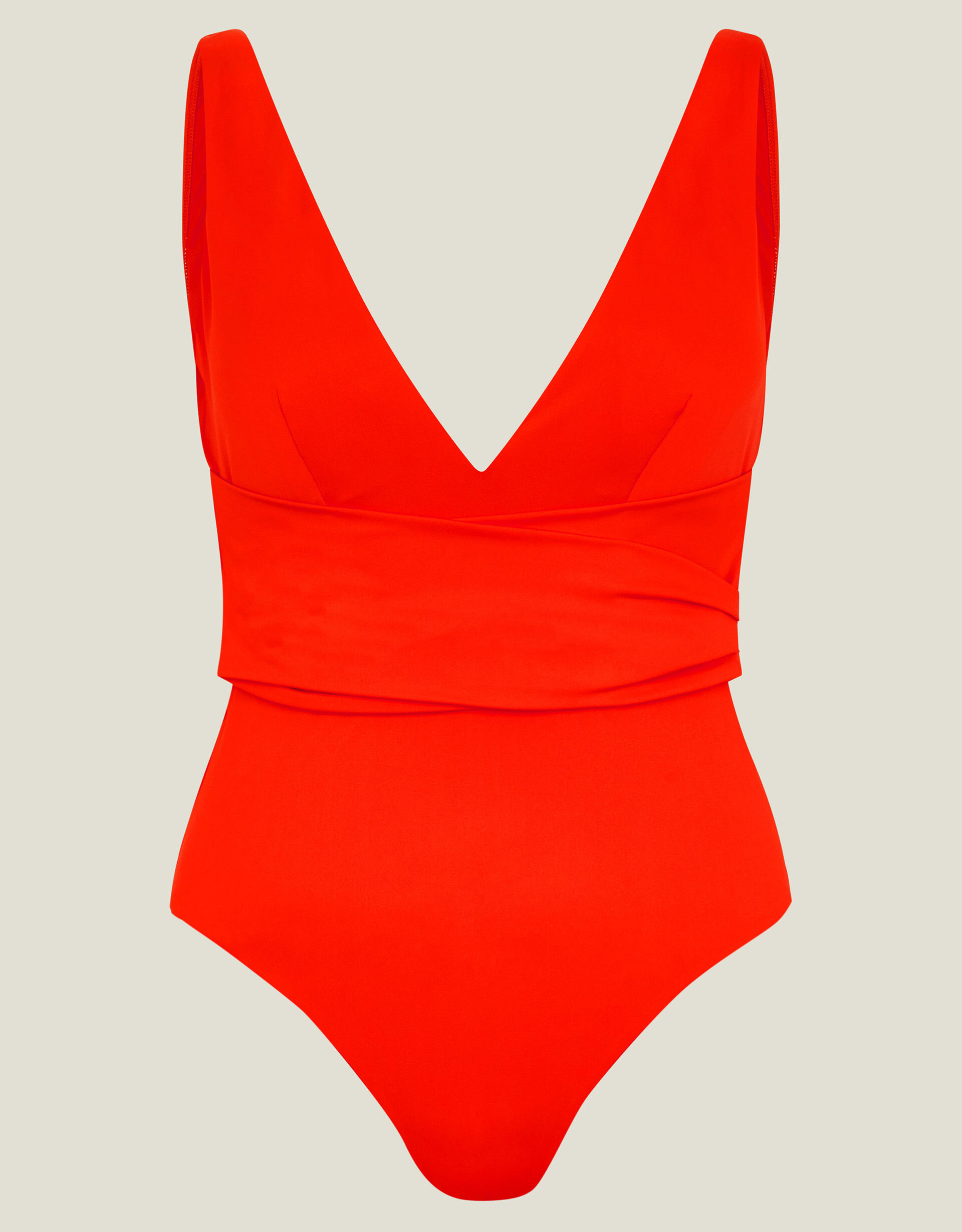 Orange plunge swimsuit discount
