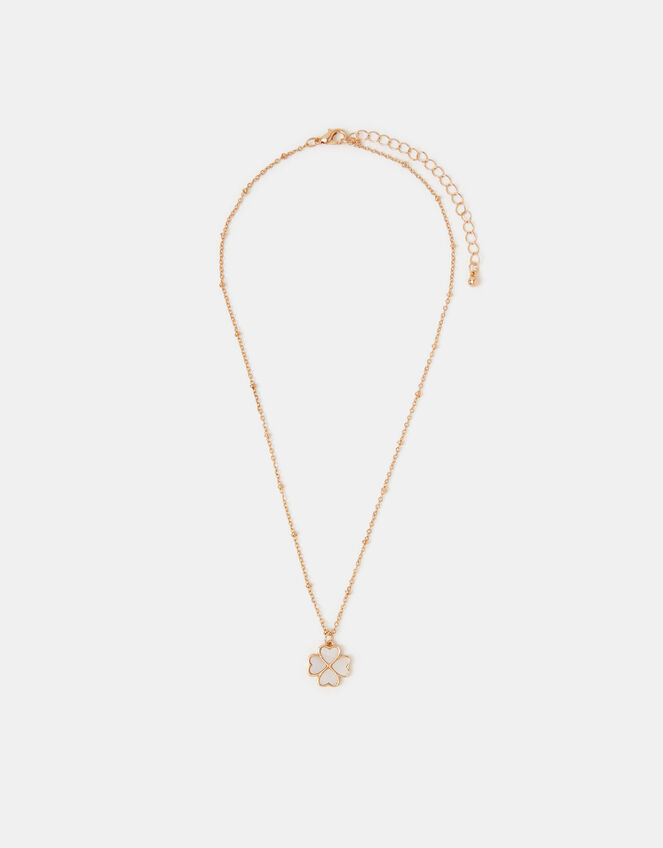 Lucky Clover Pendant Necklace, , large