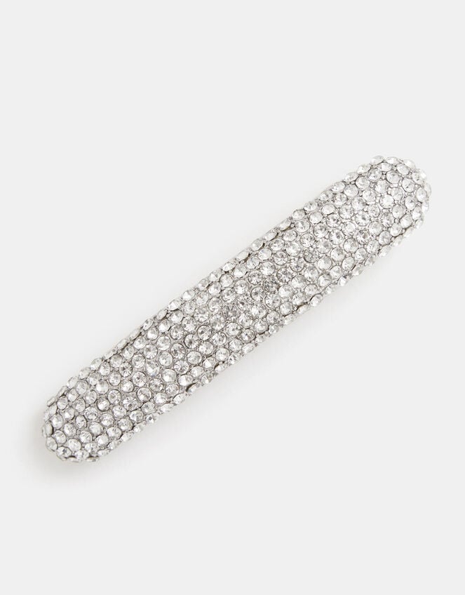 Diamanté Barrette Hair Clip, , large