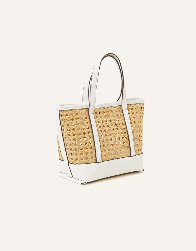 Medium Rattan Handheld Bag, , large