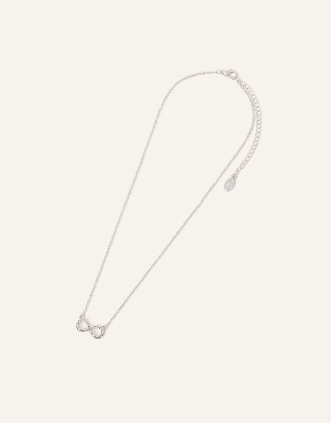 Eternity Symbol Pendant Necklace, , large