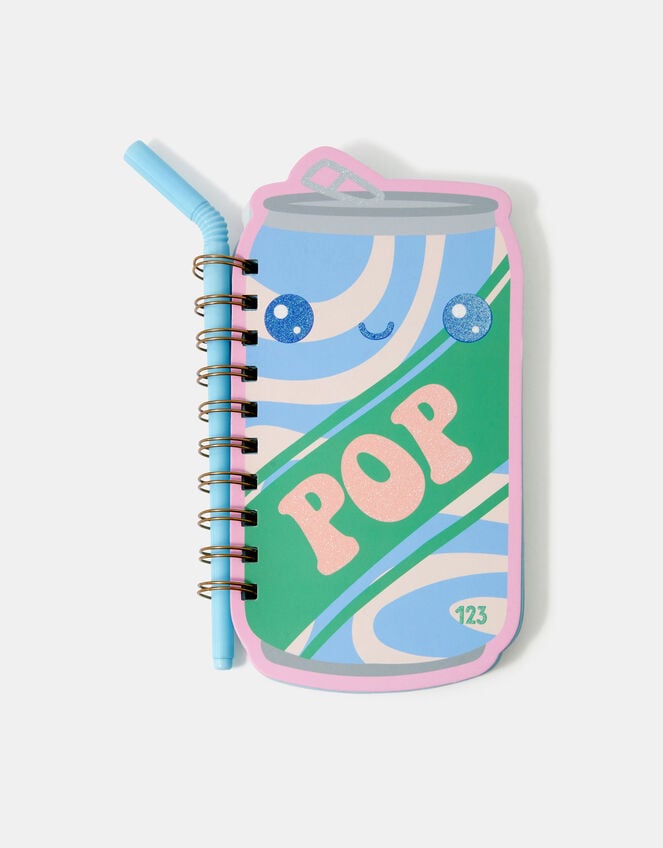 Girls Soda Pop Notebook & Straw Pen, , large