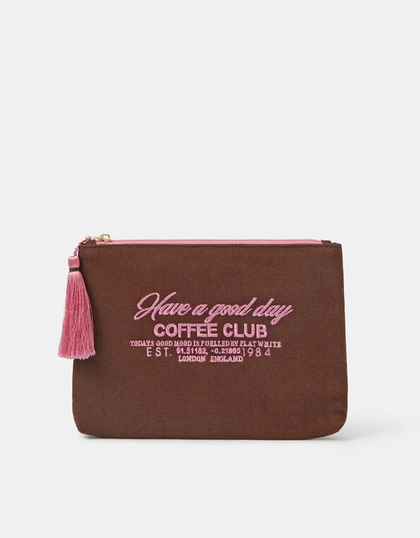 Accessorize x Good Manners Coffee Club Pouch, , large