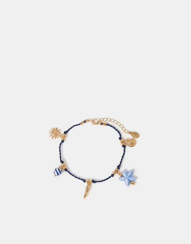 Charm Twisted Thread Anklet, , large