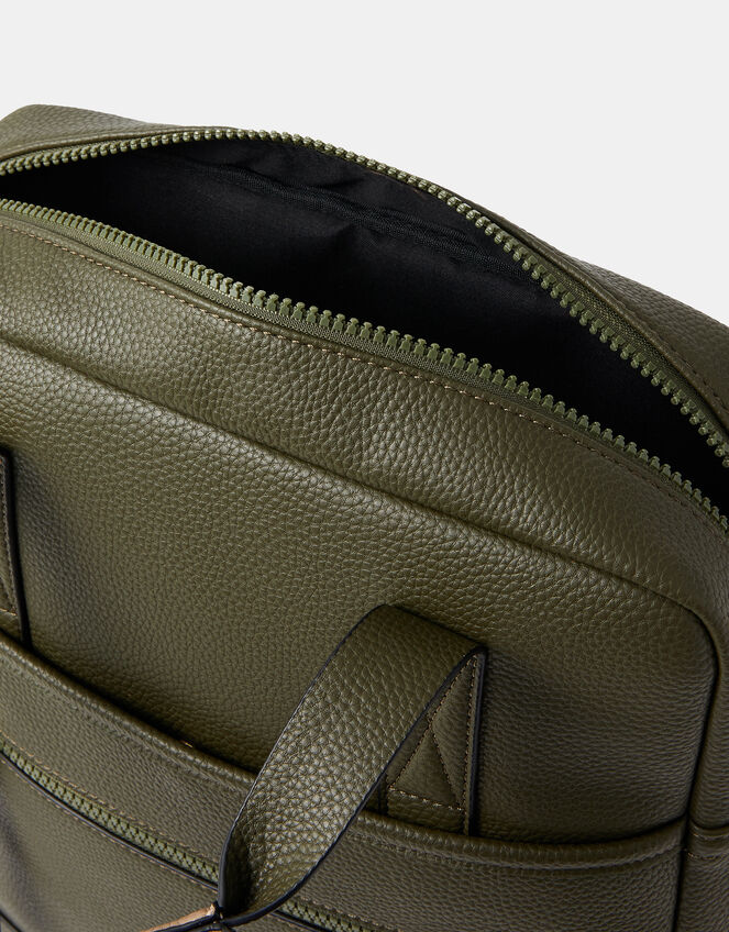 Pocket Top Handle Backpack, Green (KHAKI), large
