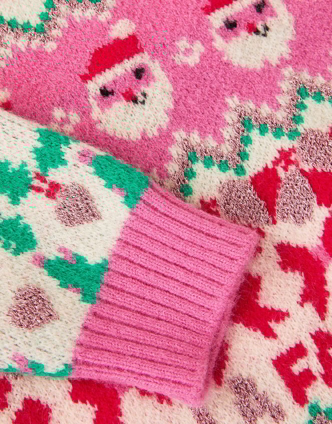 Girls Christmas Jumper, Multi (BRIGHTS MULTI), large