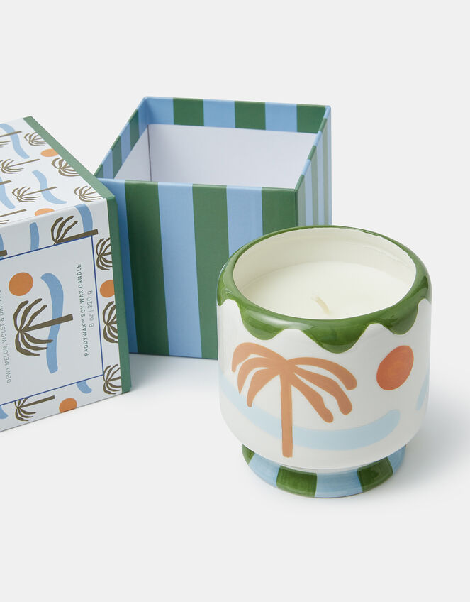 Paddywax Lush Palms Soy Wax Ceramic Candle, , large