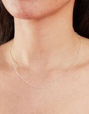 Sterling Silver Bobble Necklace, , large