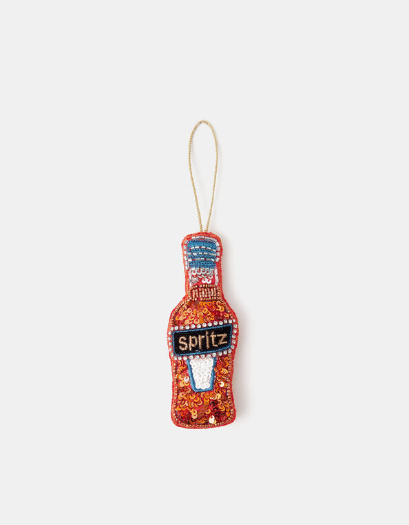 Embellished Spritz Bottle Christmas Tree Decoration, , large