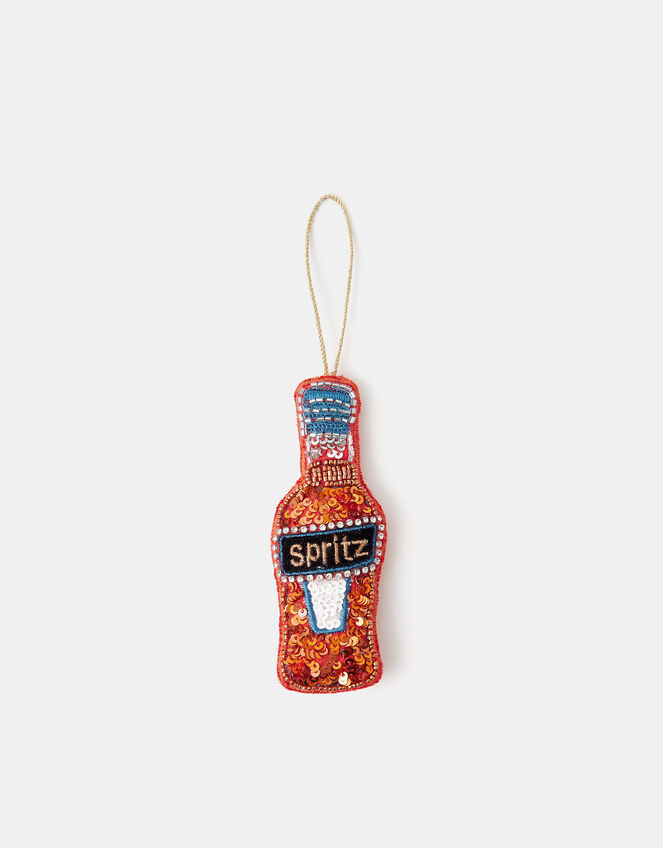 Embellished Spritz Bottle Christmas Tree Decoration, , large