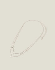 Gem Disc Station Necklace, , large