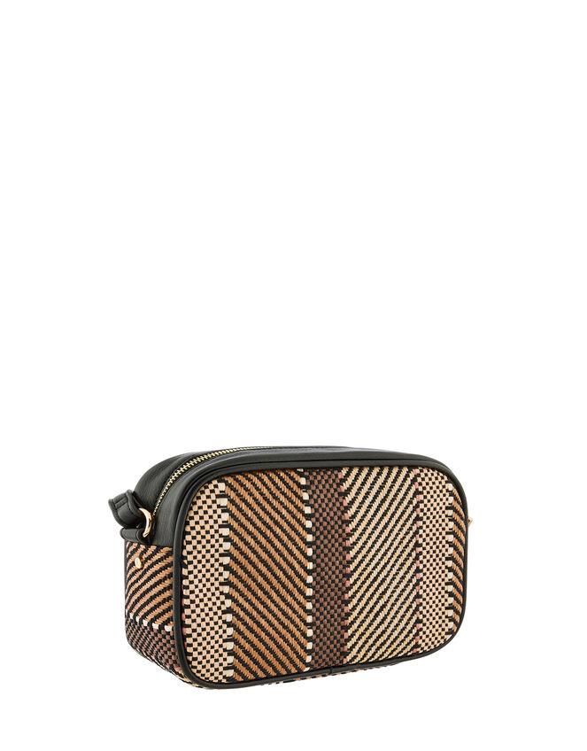 Weave Textile Camera Bag, Multi (DARKS-MULTI), large