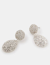 Double Drop Diamant&eacute; Earrings, , large