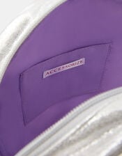 Girls Rainbow Butterfly Glitter Backpack, , large