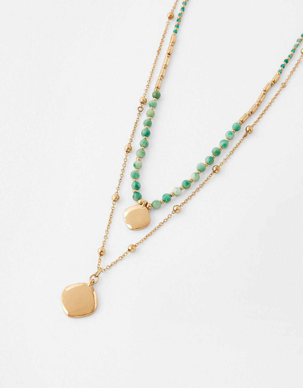 Layered turquoise necklace online