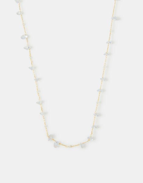 14ct Gold-Plated Multi Stone Necklace, , large