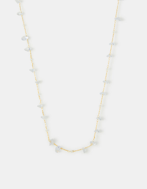 14ct Gold-Plated Multi Stone Necklace, , large